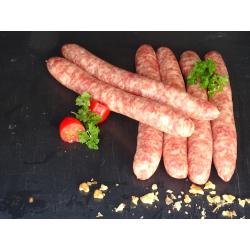 Saucisse pur porc (+/- 350g : 6 unités)