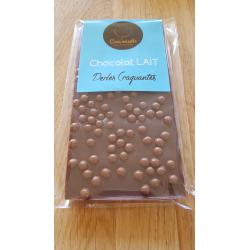 Tablette lait perles craquantes 100 g